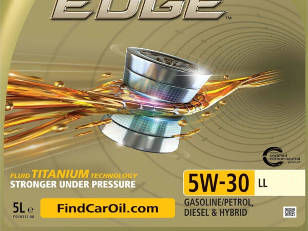 Castrol Edge Longlife 5W30 LL Fully Synthetic Engine Oil 5 Litres 5L